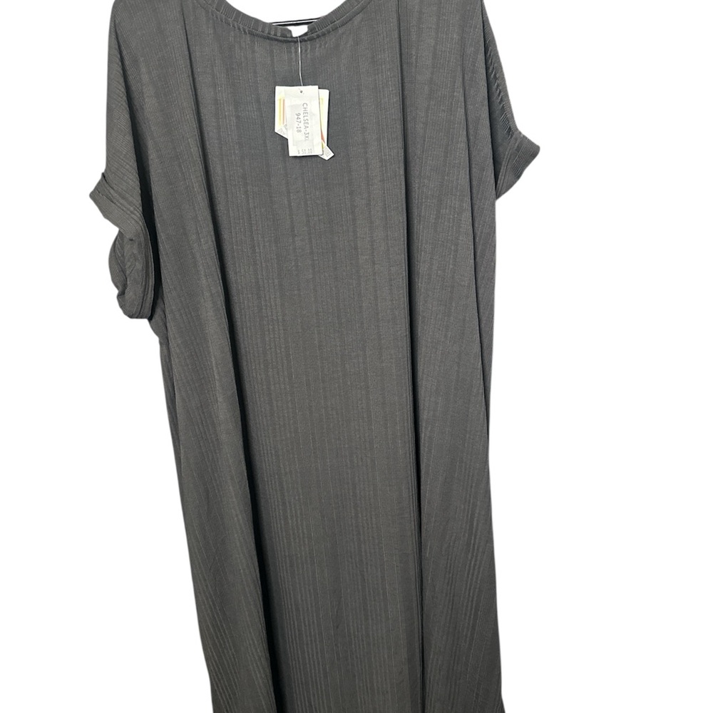LuLaRoe Gray Maxi Dress
